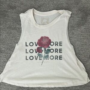 Spiritual Gangster Women's White Graphic Tank Top